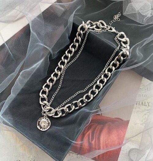Jacob Layered Neckchain - Silver