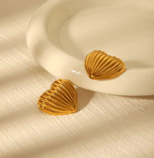 Harper Heart Earrings